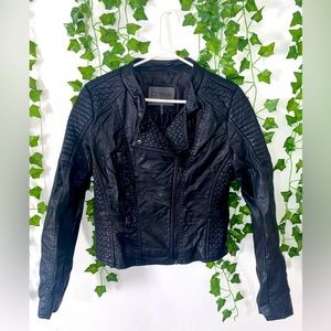Ci Sono by Cavalini Faux Leather Jacket